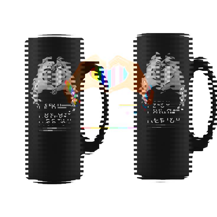 なるほど、愛してる、受け入れるよ、Lgbtqの味方プライド コーヒーマグ