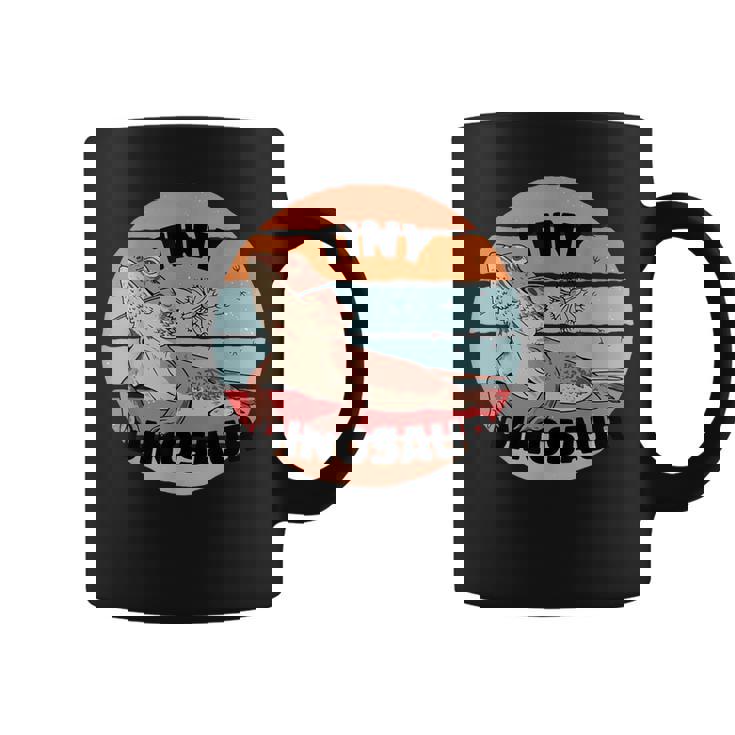 ひげを生やしたドラゴン爬虫類の小さな恐竜のかわいいスケールタンポポ コーヒーマグ