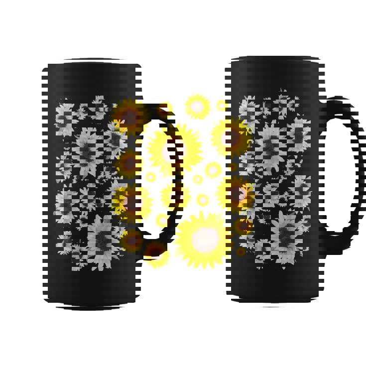 ひまわり 花柄 花 シンプル ポジティブ 夏 グラフィック コーヒーマグ