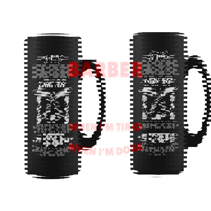 やったら床屋止まるよ美容師理髪師プレゼント コーヒーマグ