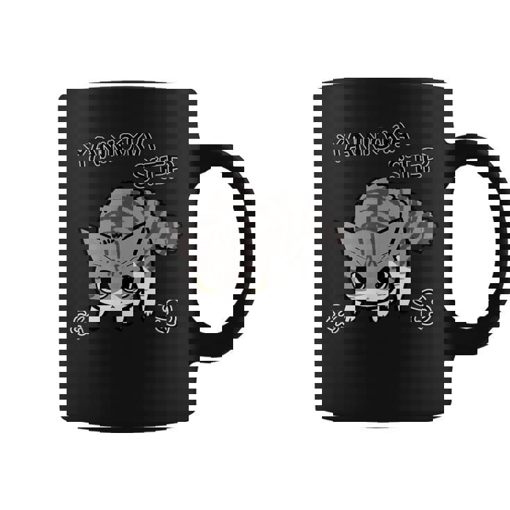 やんのかステップねこ 英語ver キジ白猫 かわいい 猫好き 動物 コーヒーマグ