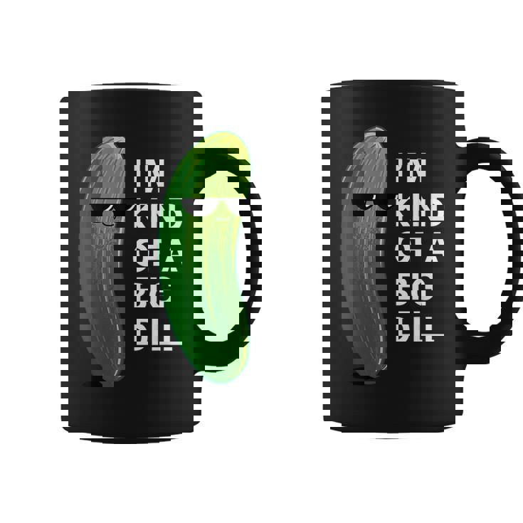 アイム・カインド・オブ・ア・ビッグ・ディルのフード・ダジャレ変なピクルス・キュウリ コーヒーマグ