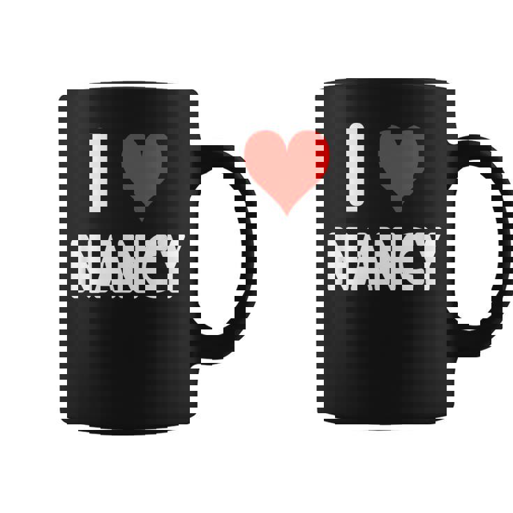 アイラブナンシー-ハート コーヒーマグ