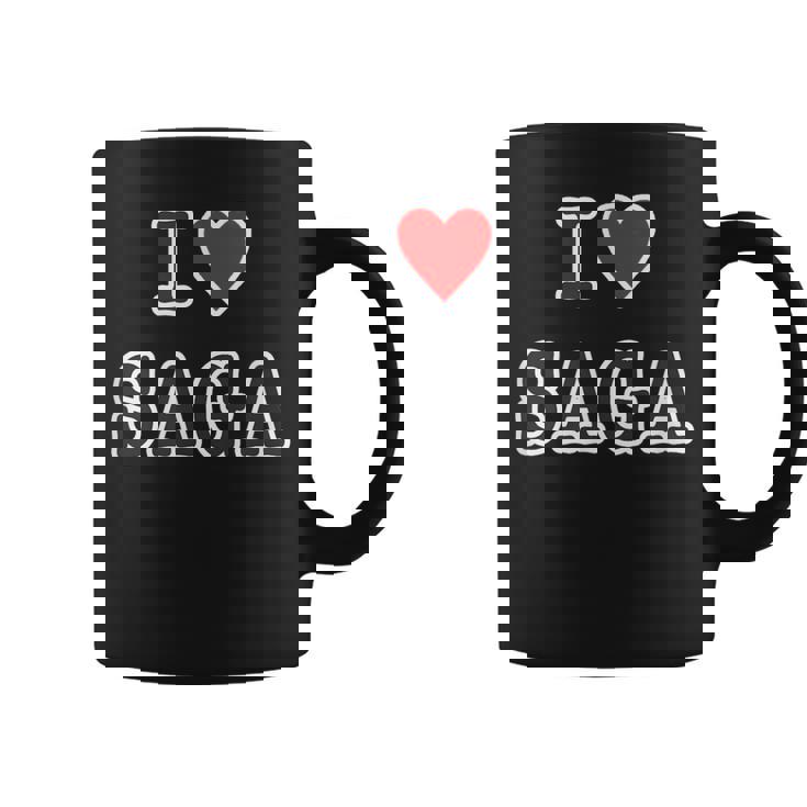 アイラブ・Saga 佐賀（I Love ハート）【47都道府県】ジモt ティ 地元 旅行 グッズ お土産 面白 コーヒーマグ