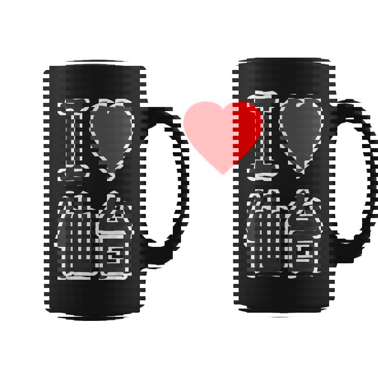 アイラブ・仙台（I Love ハート）宮城県 Big 大きな文字【47都道府県】ジモtティ 旅行お土産 面白 コーヒーマグ