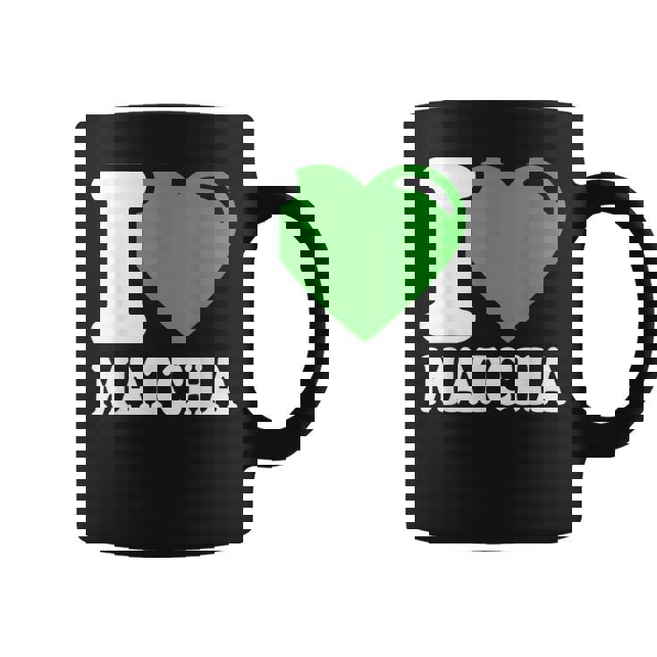 アイラブ抹茶キュートファニー抹茶ハート付き抹茶 コーヒーマグ