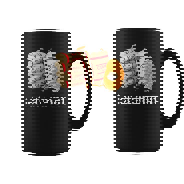 アイ・イート・セメント・ファニー・カーズ・クライング・キャット・ミーム コーヒーマグ