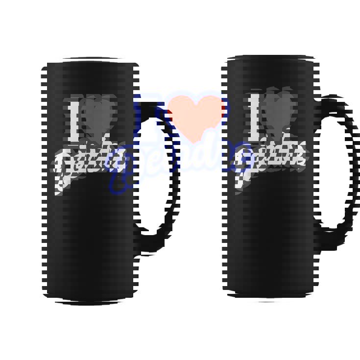 アイ・ラブ・ディアドラ コーヒーマグ