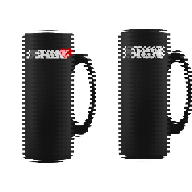 アイ・ラブ・ドラゴンズ コーヒーマグ