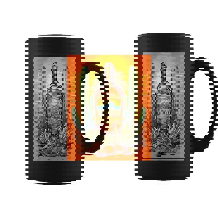 アガベ植物 テキーラボトル メキシカン メズカル アルコール ドリンク コーヒーマグ