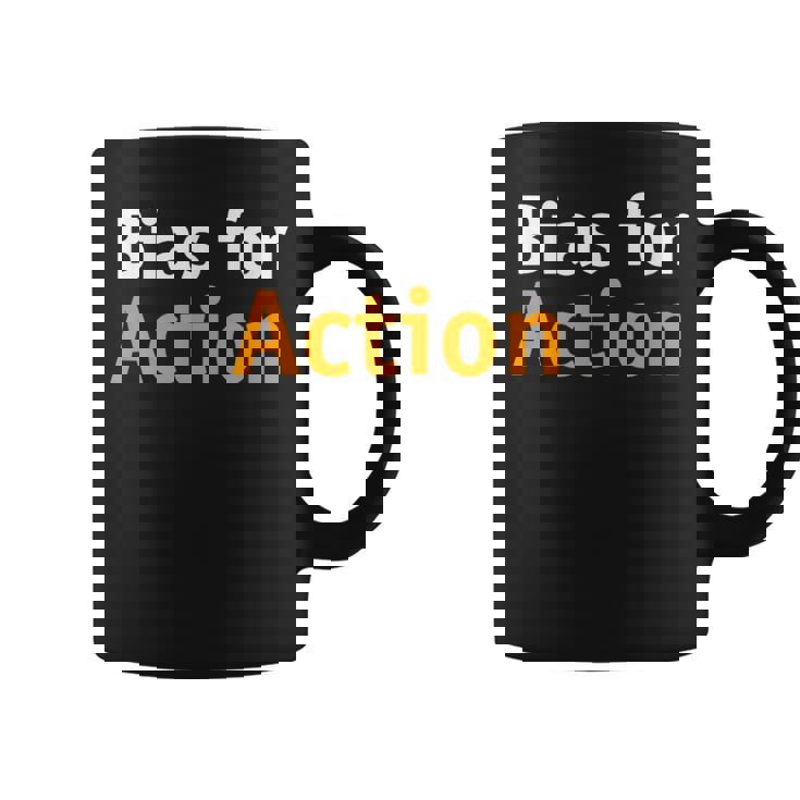 アクションへのバイアス コーヒーマグ