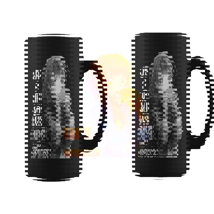 アニメとハンバーガーが大好きな女の子 コーヒーマグ