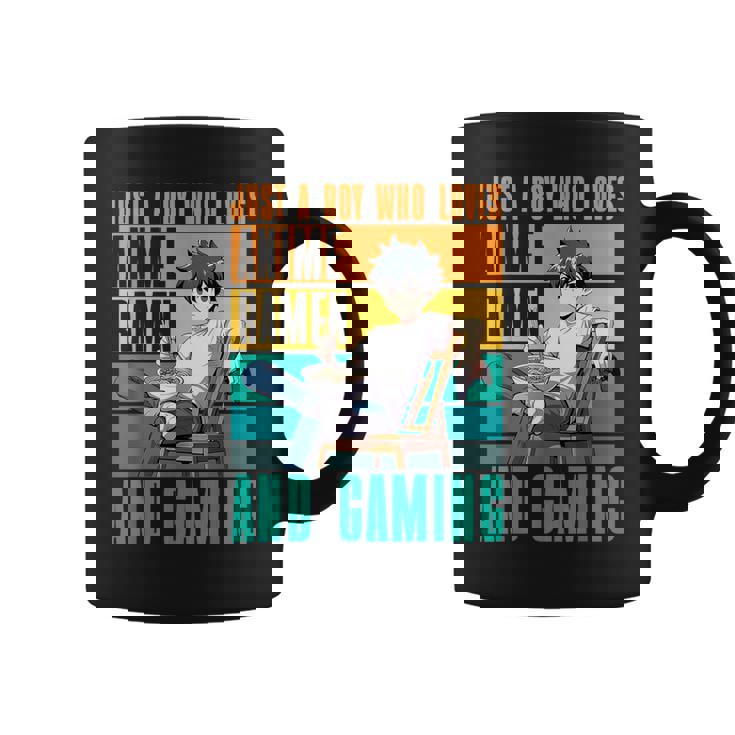 アニメラーメンとゲームが大好きな少年 カワイイゲーマー コーヒーマグ