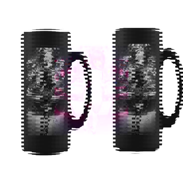 アニメ・漫画風 カワイイdj ワイフガール 日本文化 コーヒーマグ