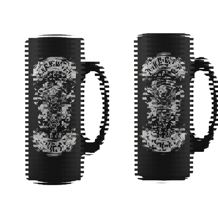 アメリカン バイク おしゃれ ドクロ エンジン ダメージ 面白い イラスト コーヒーマグ