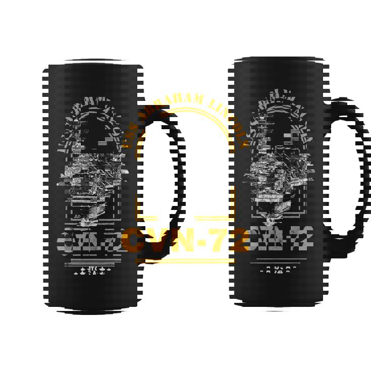 アメリカ海軍航空母艦 Cvn-72 エイブラハム・リンカーン Uss Abraham Lincoln コーヒーマグ