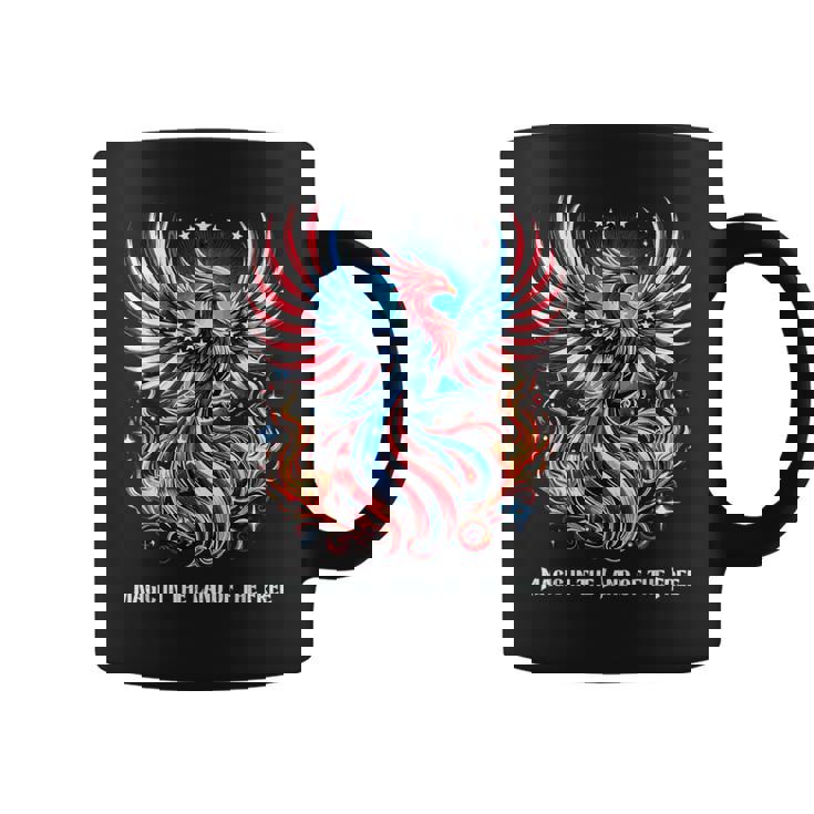 アメリカ神話 伝説のクリーチャー アメリカンフェニックス 自由の鳥 復活 火の鳥 コーヒーマグ