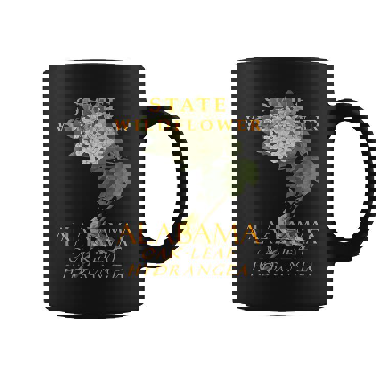 アラバマ準州ワイルドフラワー オークの葉のアジサイ コーヒーマグ