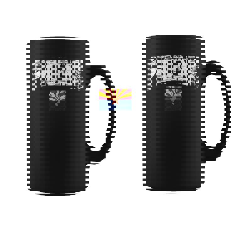 アリゾナ州フェニックス フラッグ プライド ヴィンテージ Az コーヒーマグ