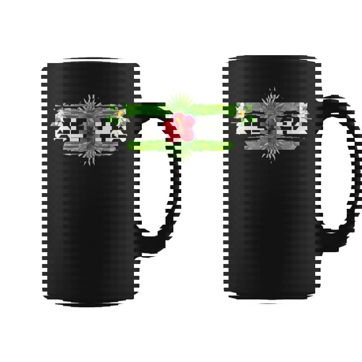 アロハ ハイビスカス フラワー トロピカルハワイアンデザイン コーヒーマグ