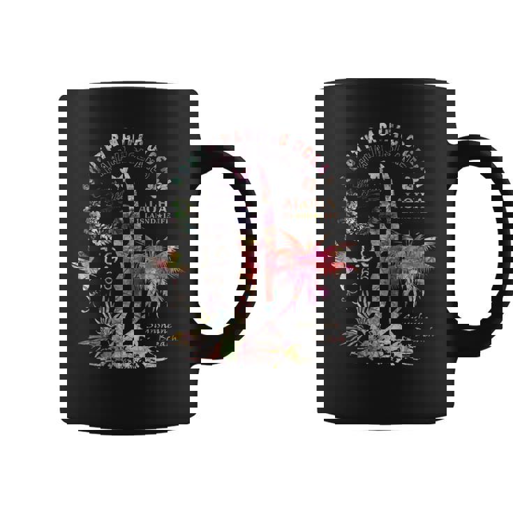 アロハ ハワイ サーファー ガール サマー サンビーチ コーヒーマグ