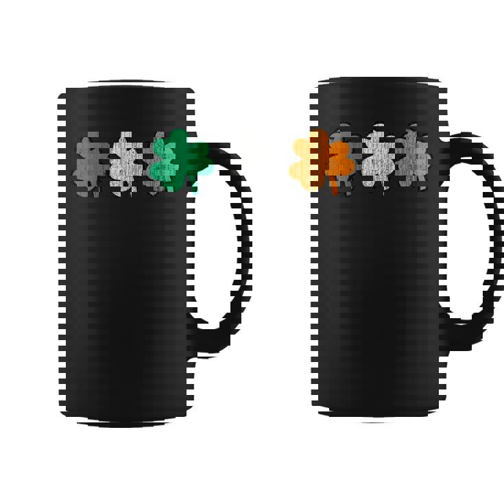 アンティーク調 シャムロック レトロスタイル アイリッシュ 三つ葉 クローバー かわいい コーヒーマグ