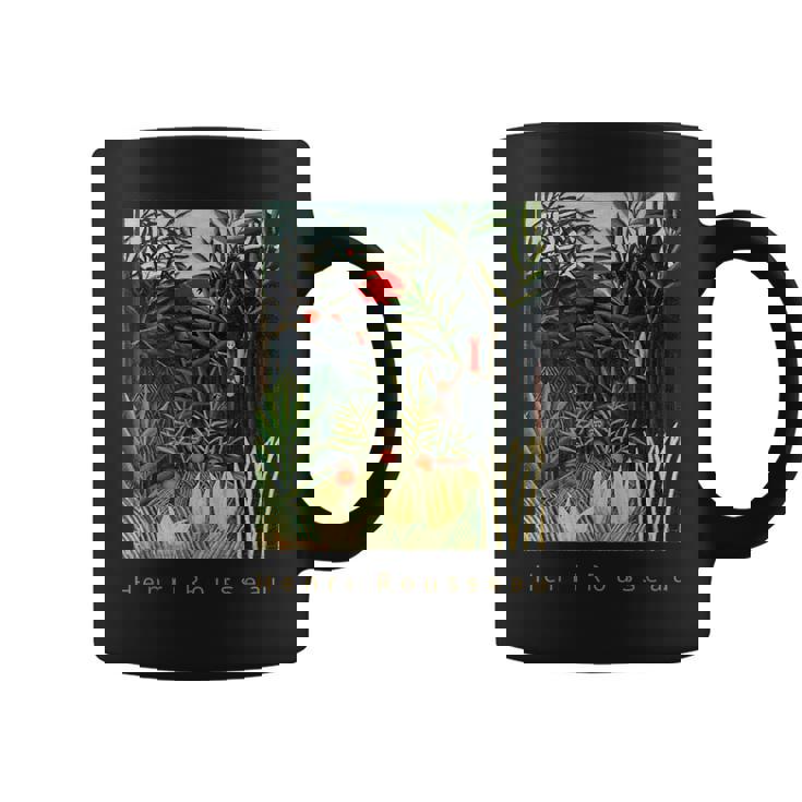 アンリ・ルソー 森の中の猿とオウム コーヒーマグ