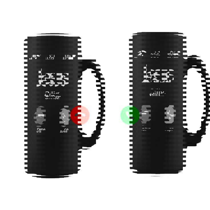 イエスは天国から呼びかけている-クリスチャンリビング コーヒーマグ