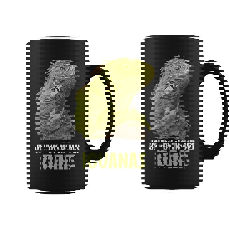 イグアナ・イグアナが大好きな男の子だけ。 コーヒーマグ