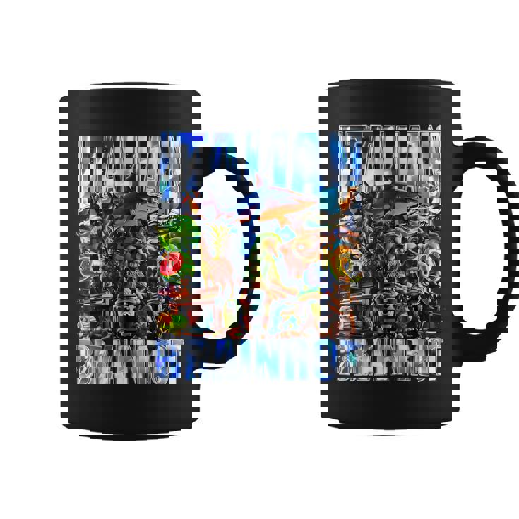 イタリア ブレイン ブートレッグ レトロ ミーム シャーク トラレロ トラララ コーヒーマグ