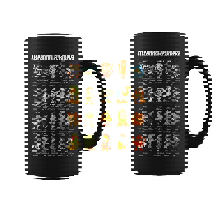 イタリア ブレイン ミーム コンピレーション キャラクター 手描き キッズ コーヒーマグ