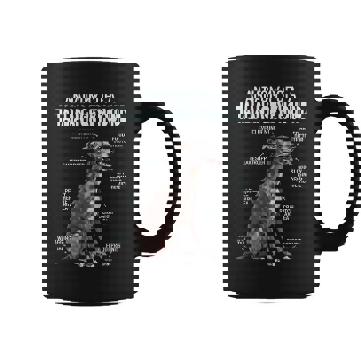 イタリアングレイハウンドの解剖学 コーヒーマグ