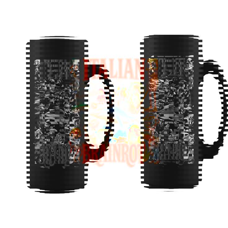イタリアンブレイン レッド ウイルス ミーム マニア グラフィック コーヒーマグ