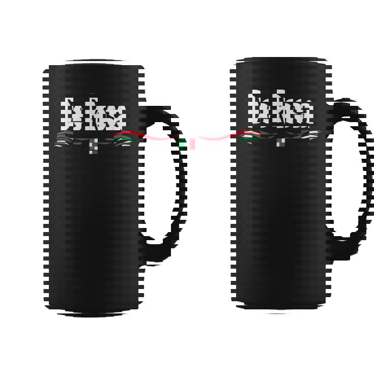 イタリア国旗 イタリアの出生名 De Rosa コーヒーマグ