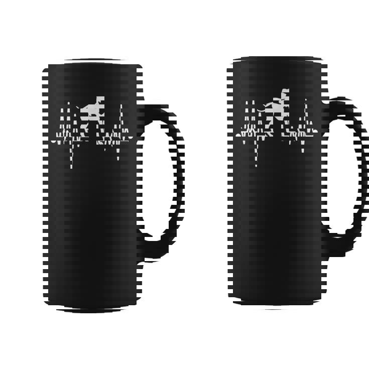 イタリア製グレイハウンド ハートビート ドッグラバー。 コーヒーマグ