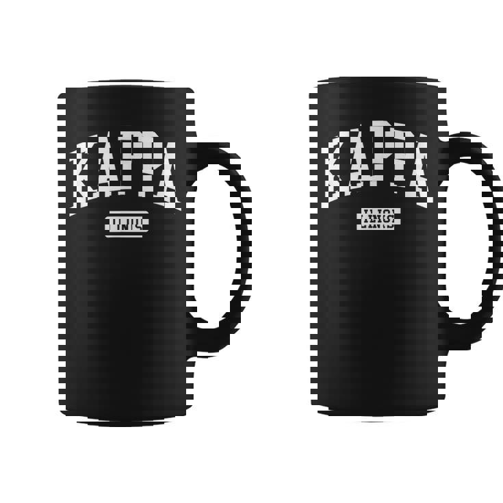 イリノイ州カッパ ビンテージ アスレチック スポーツ デザイン コーヒーマグ