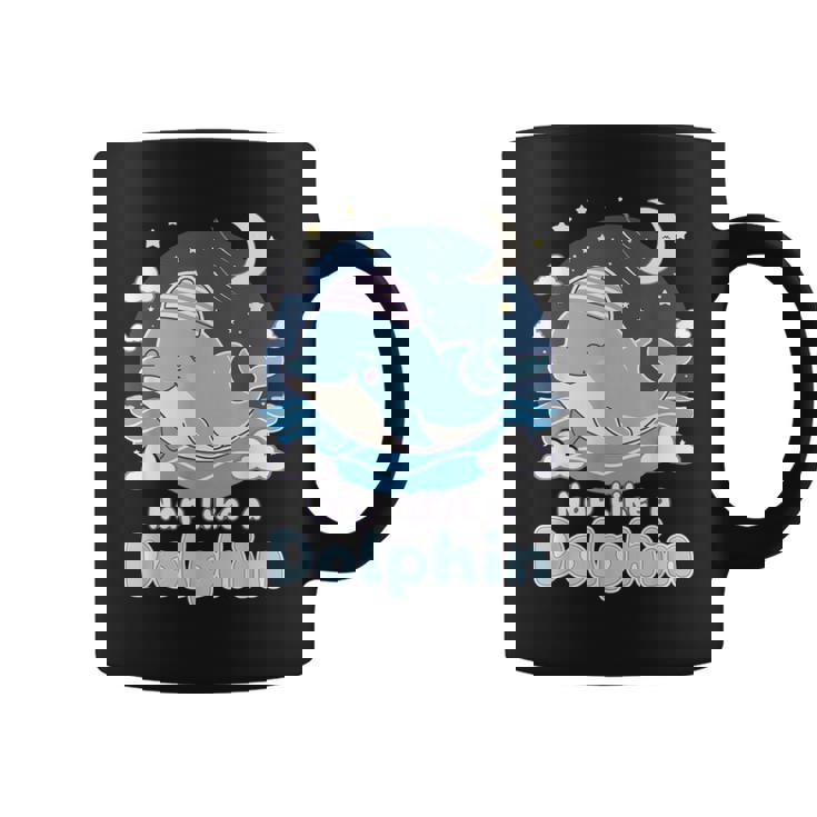 イルカのような昼寝 可愛い眠りイルカ コーヒーマグ