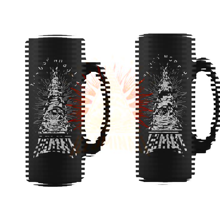 イルミナティは誰も信じない、誰も信じない、すべてを見る目、プロヴィデンス コーヒーマグ