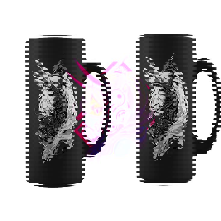 イースターバニーイヤー サイバーパンク エステティックテックウェア コーヒーマグ