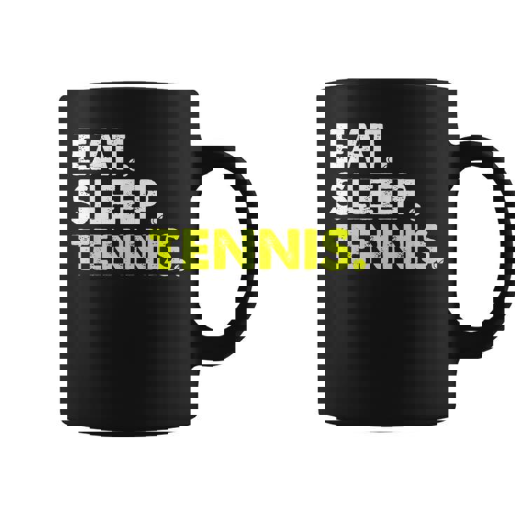 イート・スリープ・テニス コーヒーマグ