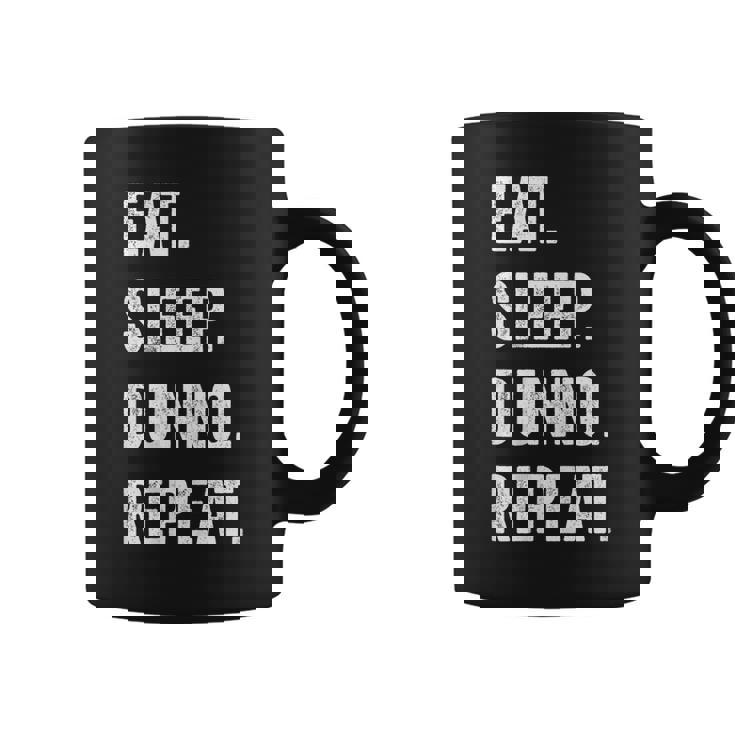 イート・スリープ・ディスクダンノ・リピート コーヒーマグ