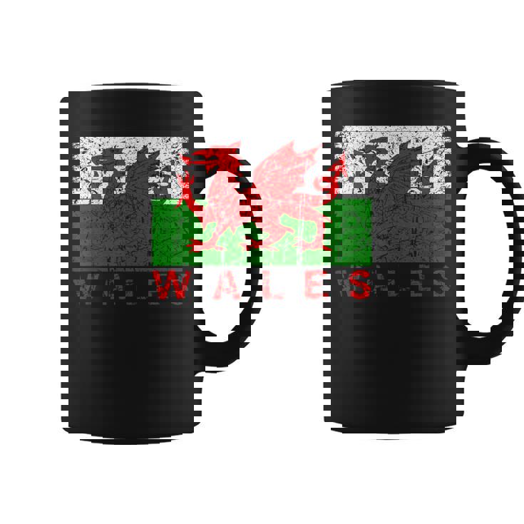 ウェールズ国旗 ウェールズ ドラゴン アンティーク調 メンズ レディース キッズ コーヒーマグ