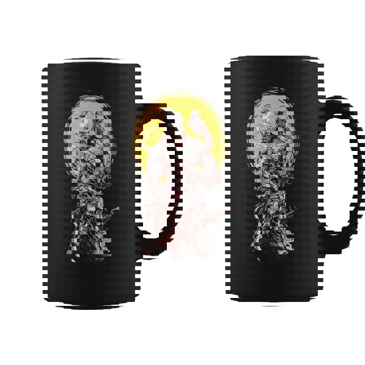 ウクライナのコサック戦士が剣を握り、ウクライナのために戦う コーヒーマグ