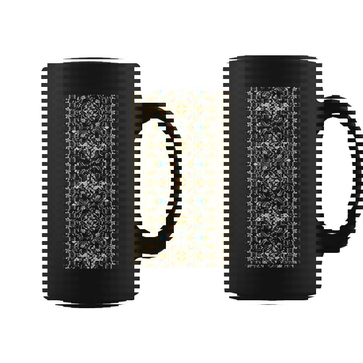 ウクライナ刺繍vyshyvanka エスニック コーヒーマグ