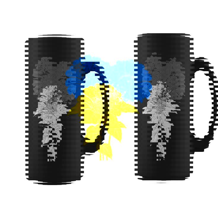ウクライナ国旗 ひまわり ヴィンテージ ウクライナ支援 ウクライナ コーヒーマグ