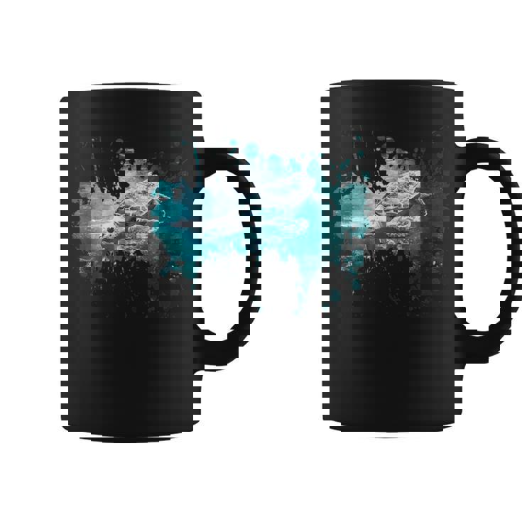 メンズ ウミガメ 風景 亀 コーヒーマグ