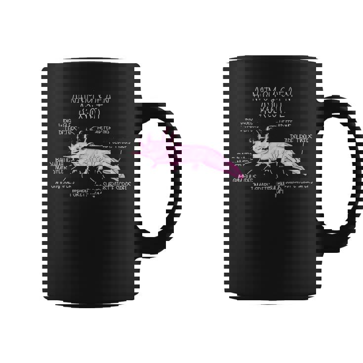 ウーパールートル メキシコミズサンショウウオ ウーパールーパーの解剖学 コーヒーマグ