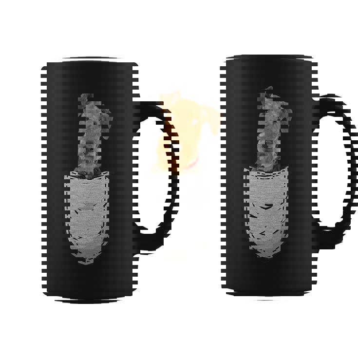 エアデールテリアウォーターサイドビングリーチェストポケットポケット コーヒーマグ