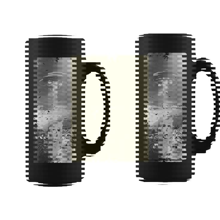 エイリアン Ufo ファニー キャッツ エイリアンの侵略猫 コーヒーマグ