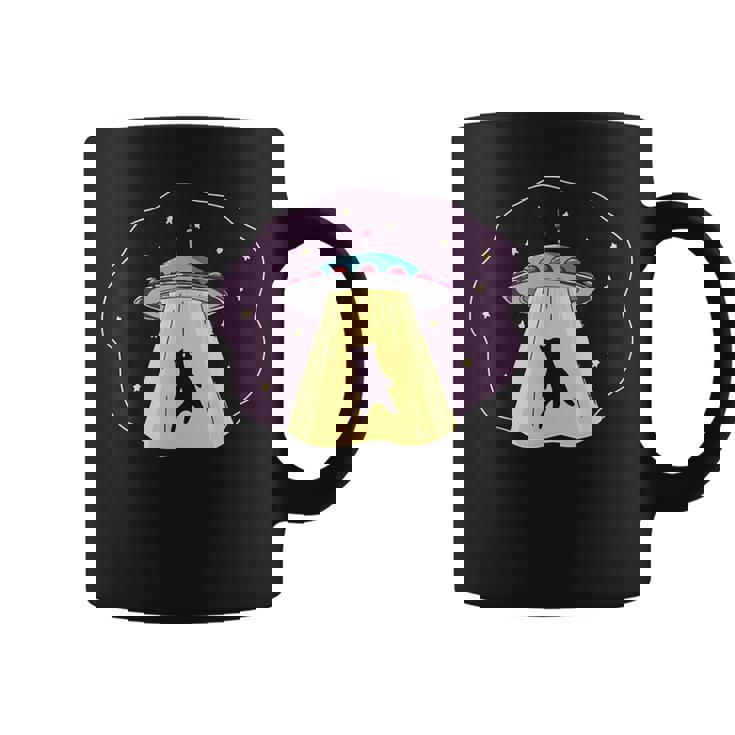 エイリアン Ufo ファニー キャット おもしろ 猫好き 猫飼い 猫 ネコ ねこ 黒猫 くろねこ好き 面白い コーヒーマグ